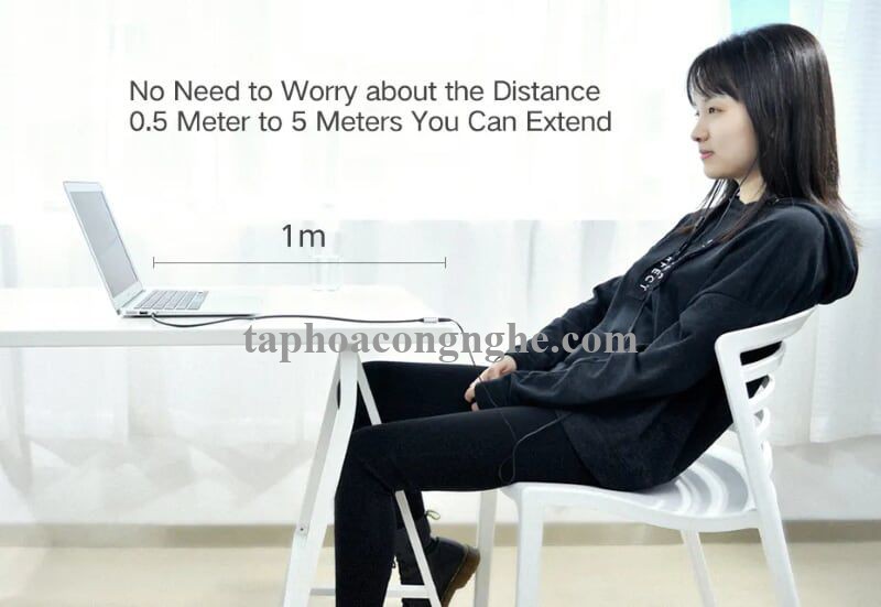 Ugreen 10777 3M màu Trắng Cáp âm thanh 3.5mm nối dài đầu nhôm AV118 30010777